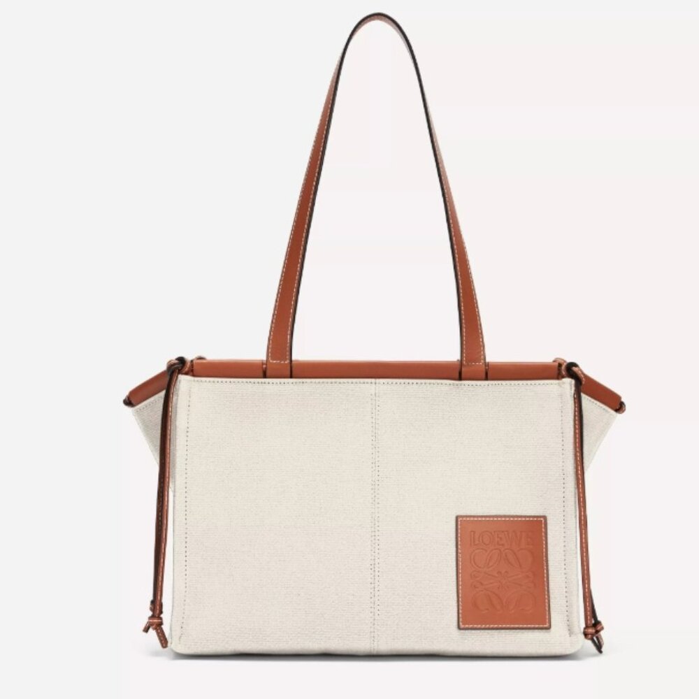 NWOT - Loewe Cushion Canvas & Leather Tote – Small